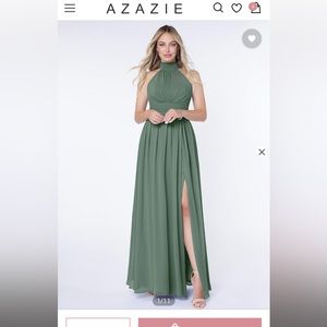 Azazie floor length dress